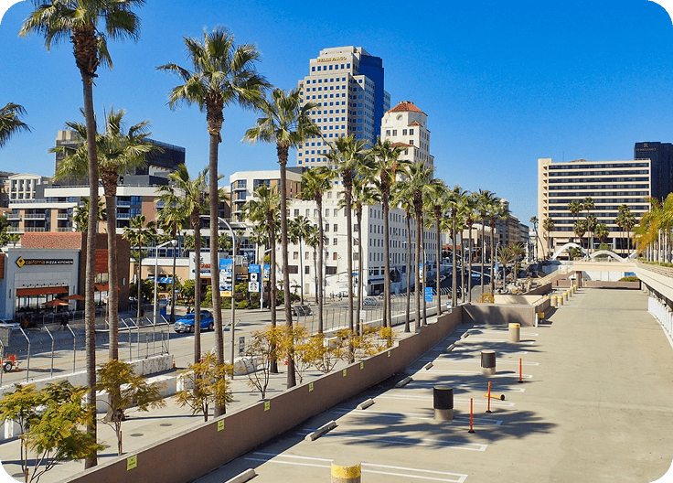 Downtown street view
