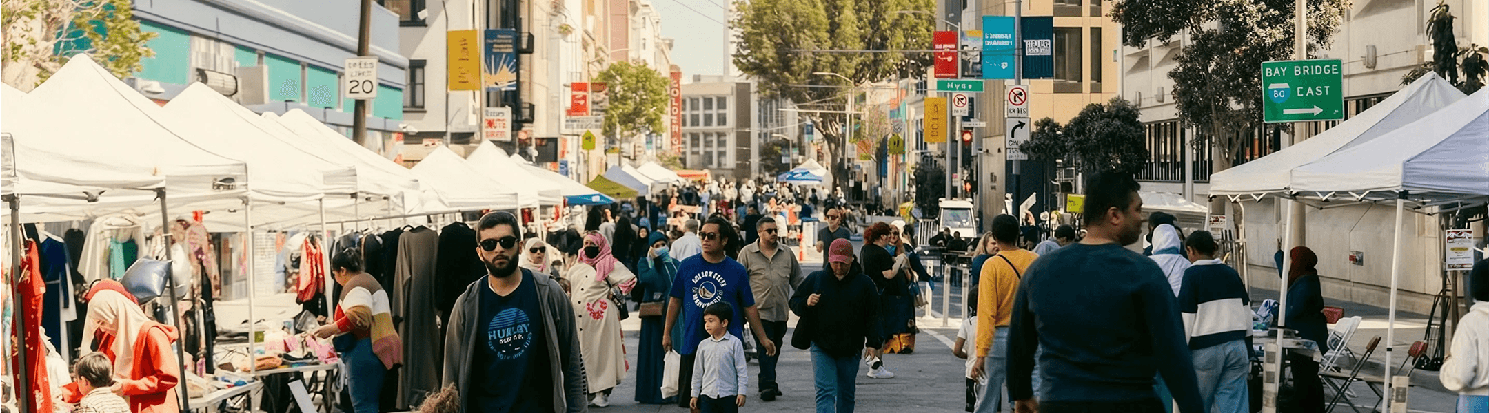 Tenderloin Community Benefit District staff and ambassadors working the district