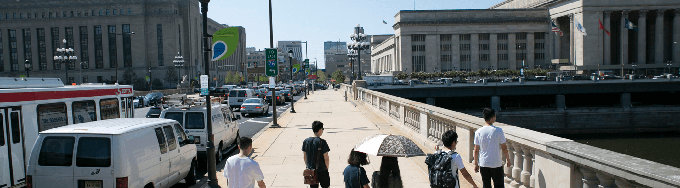 University City District ambassadors working across the West Philadelphia corridor