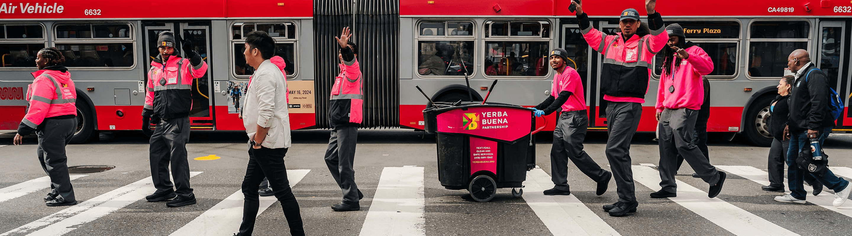 Yerba Buena cultural district streets and public spaces in downtown San Francisco