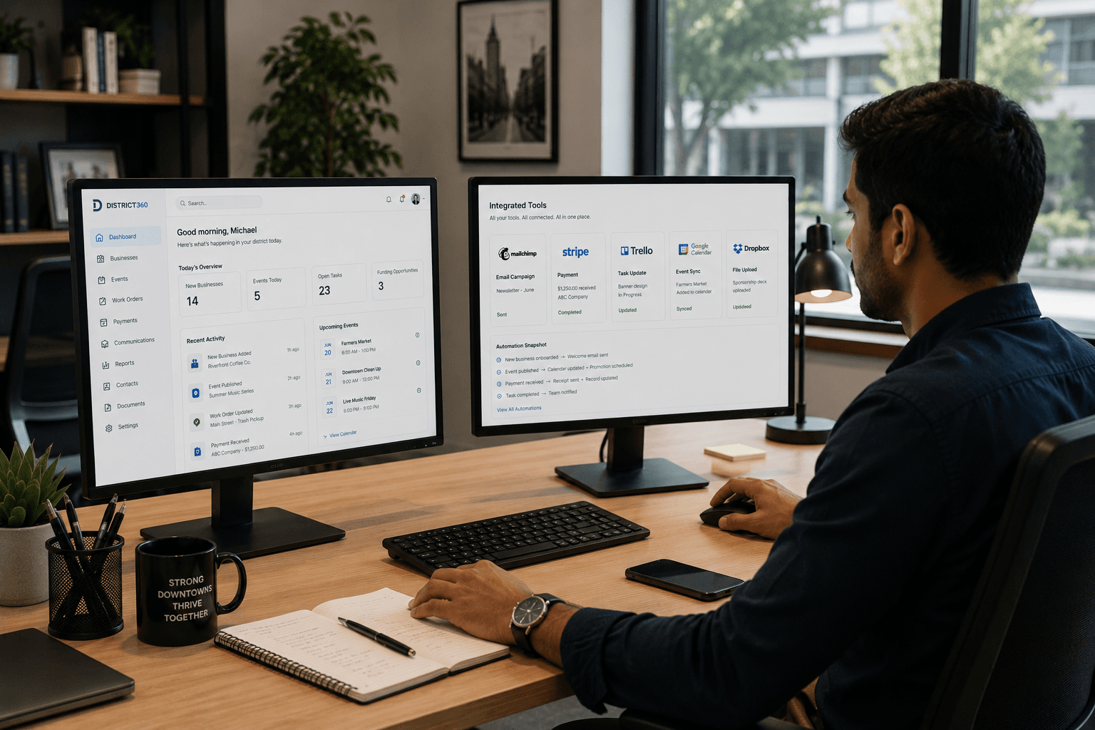 Group learning session on AI adoption