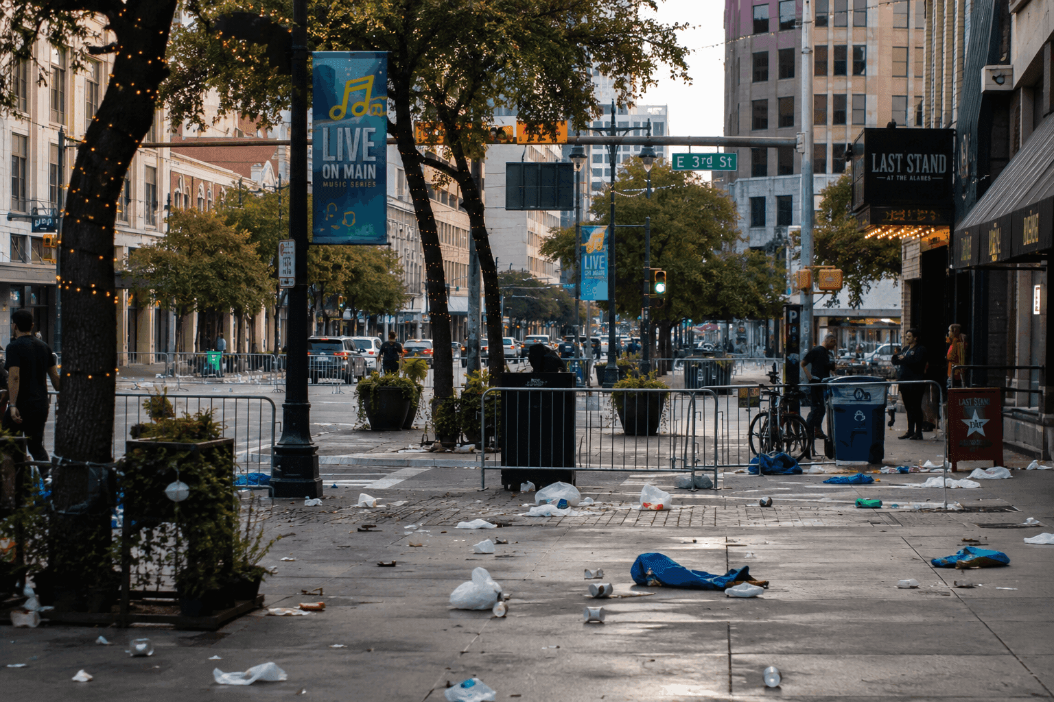 Transparency and compitance considerations for AI use in public downtown distrcts