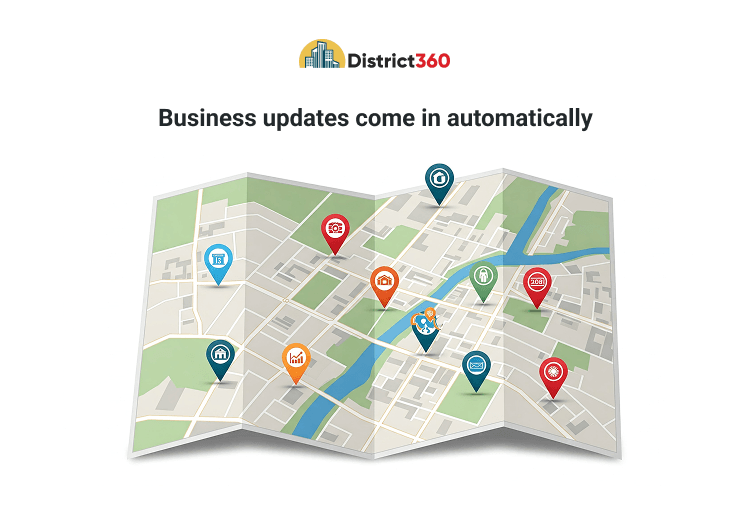 Business updates come in automatically