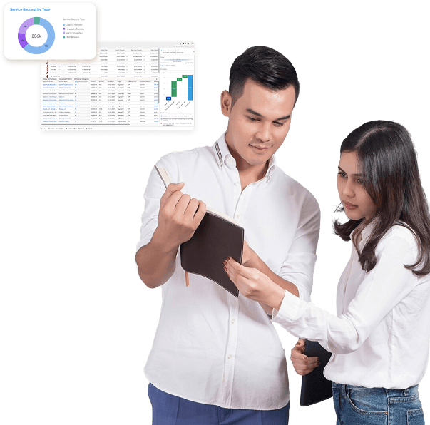 Team reviewing member application dashboard on tablet